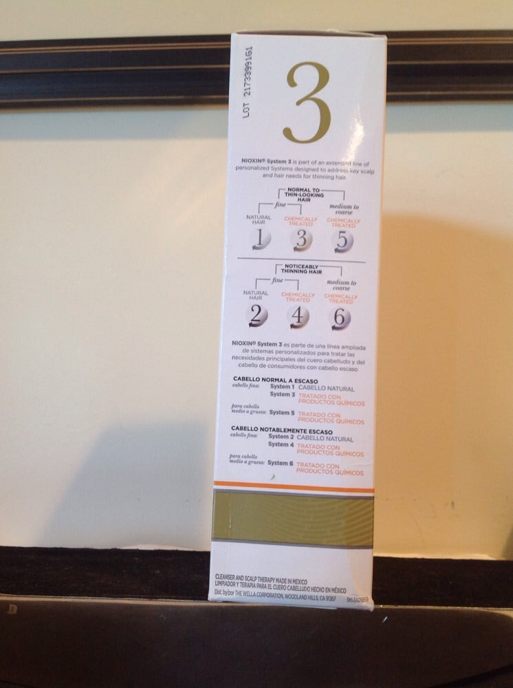 NIOXIN HAIR SYSTEM KIT 3 NORMAL TO THIN LOOKING For Fine