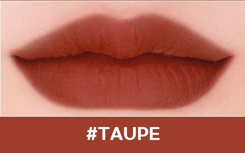 3CE Velvet Lip Tint Taupe Pack of 2 - Long Lasting Matte Lip Stains