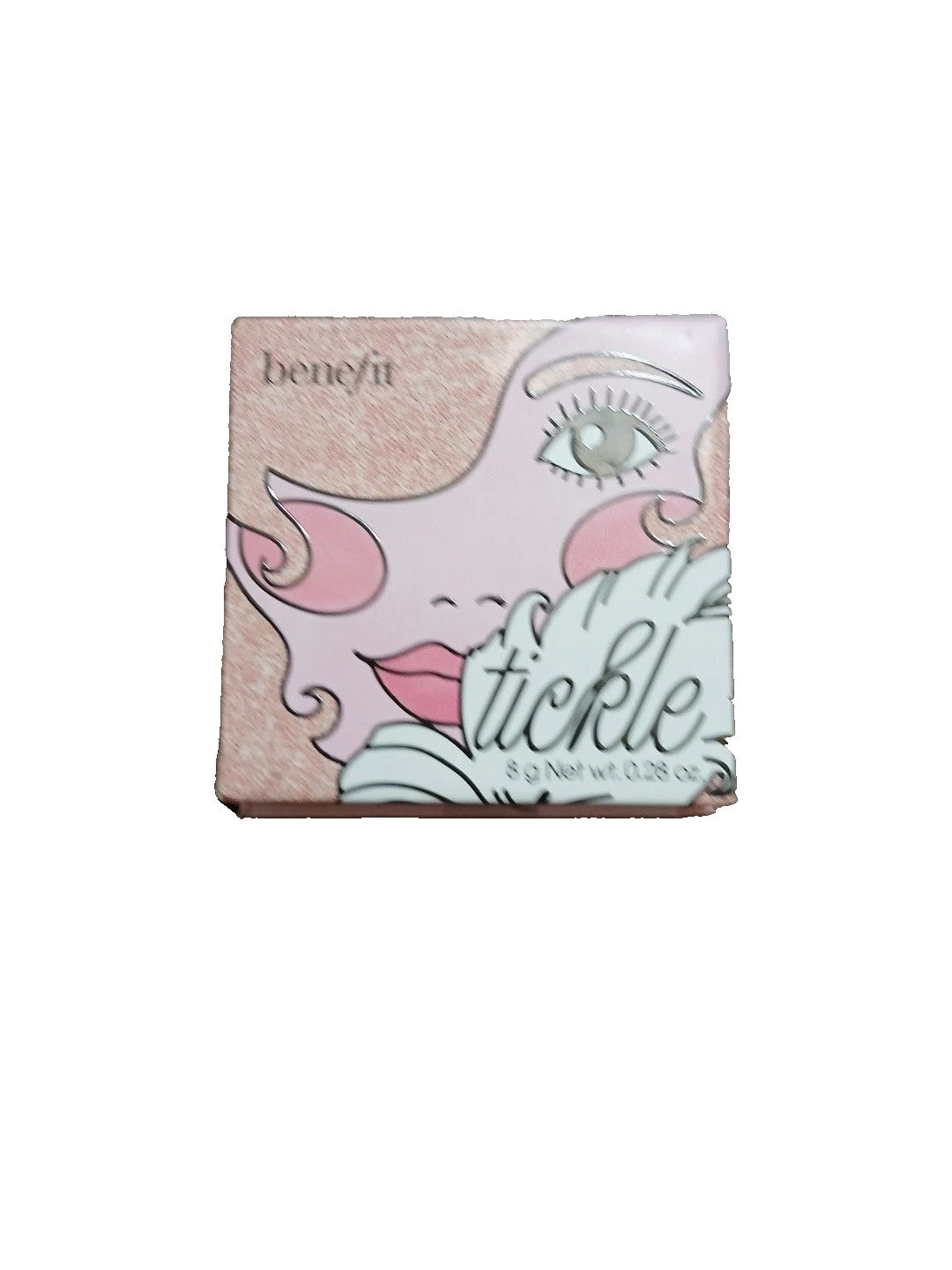 Benefit Tickle Highlighter Golden Pink 0.28 oz Face Makeup New