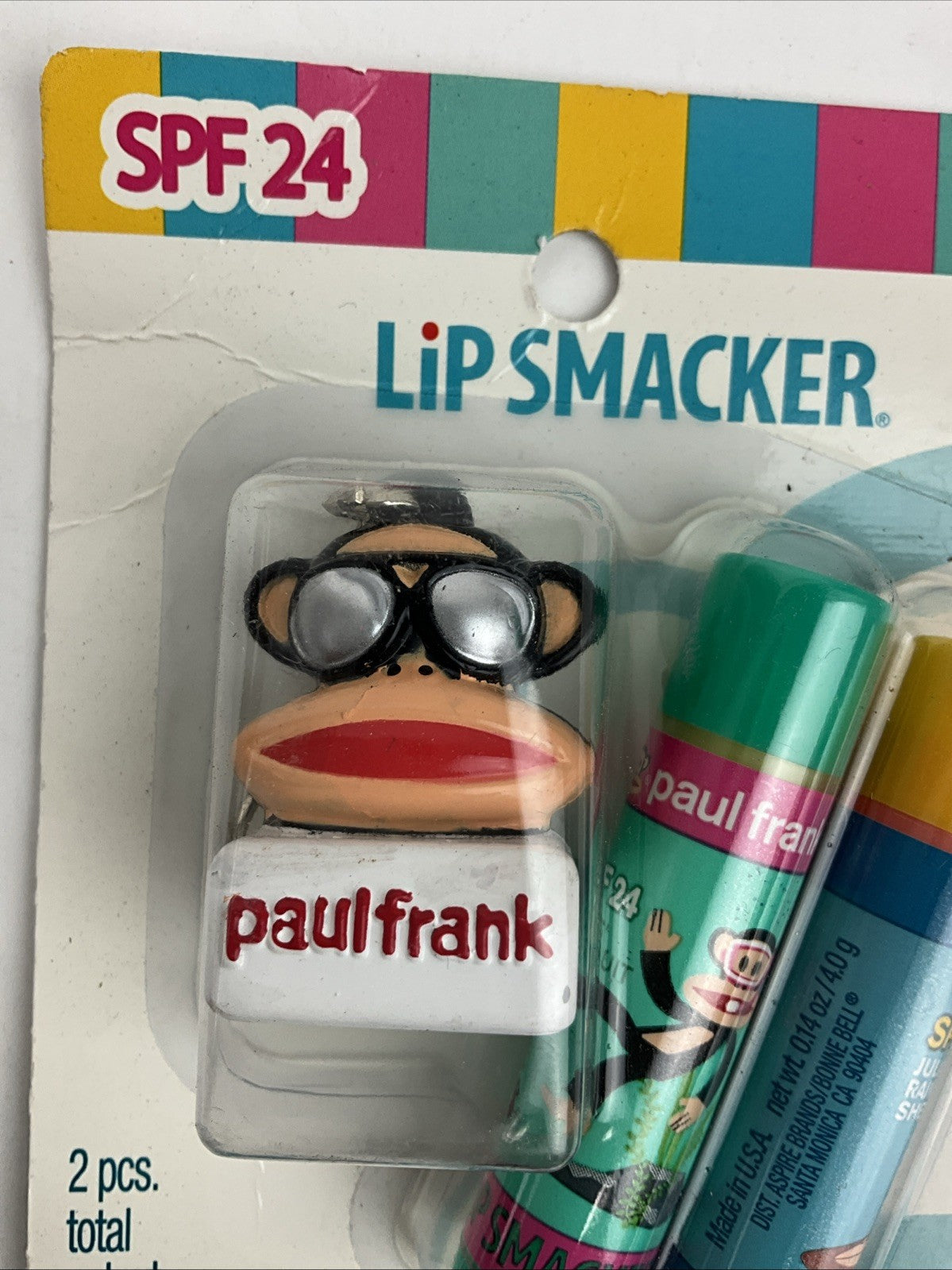 Vintage Bonne Bell Lip Smacker Lip Balm & Topper Set Julius Sherbert Star