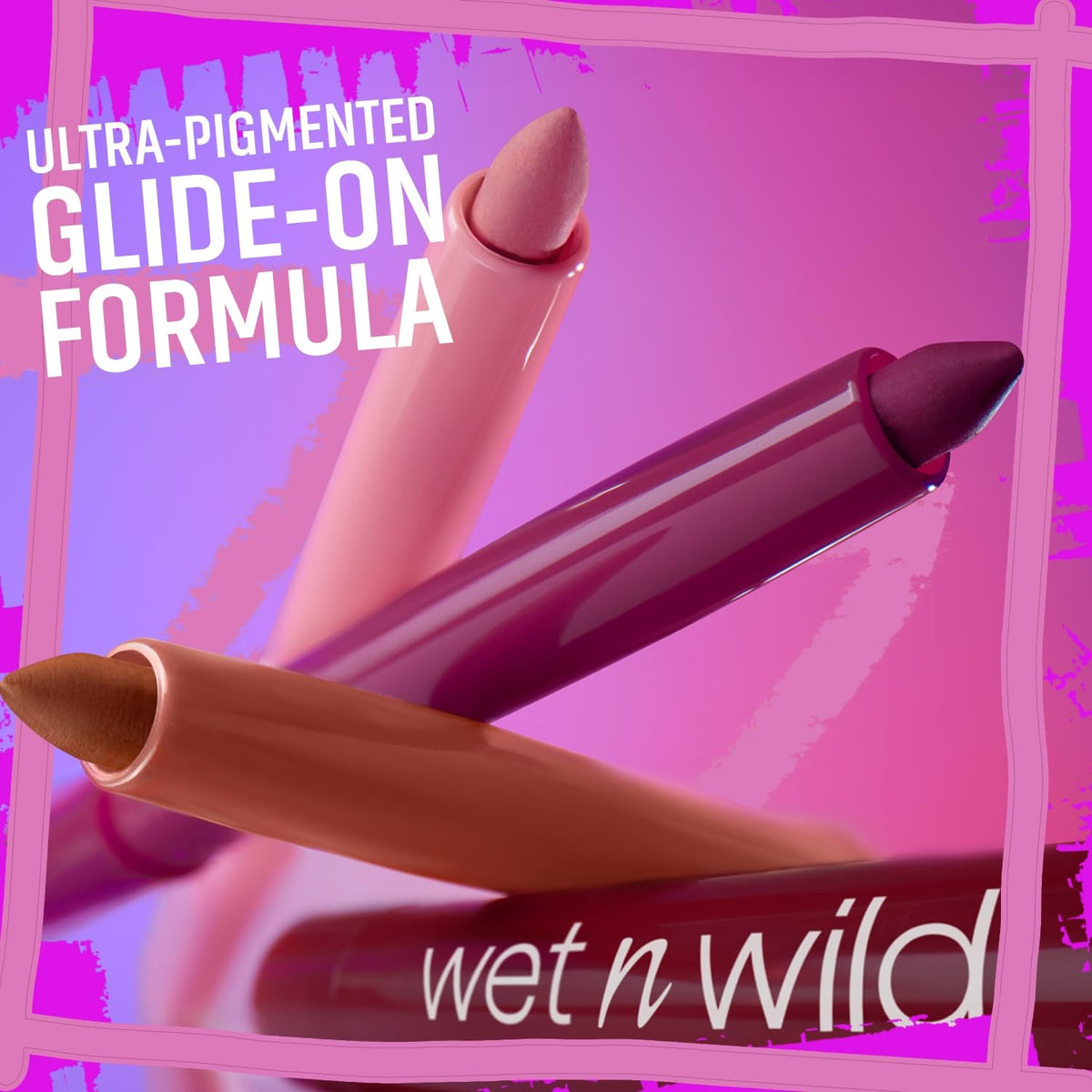 Gel Lip Liner Pencil - Matte Retractable Lip Makeup for Long-Lasting Color