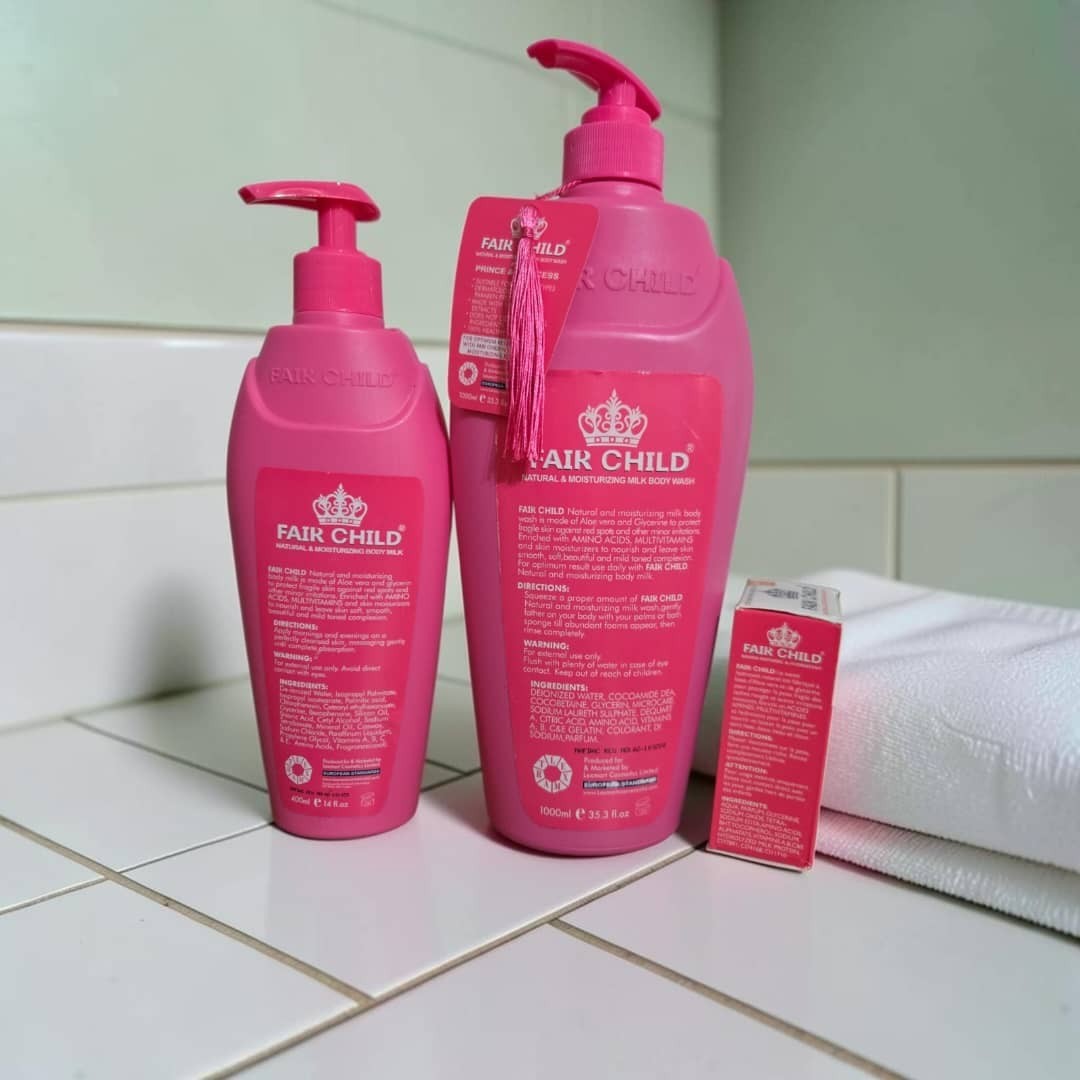 Natural Amino & Vitamin Shower Gel, Body Lotion & Soap Set