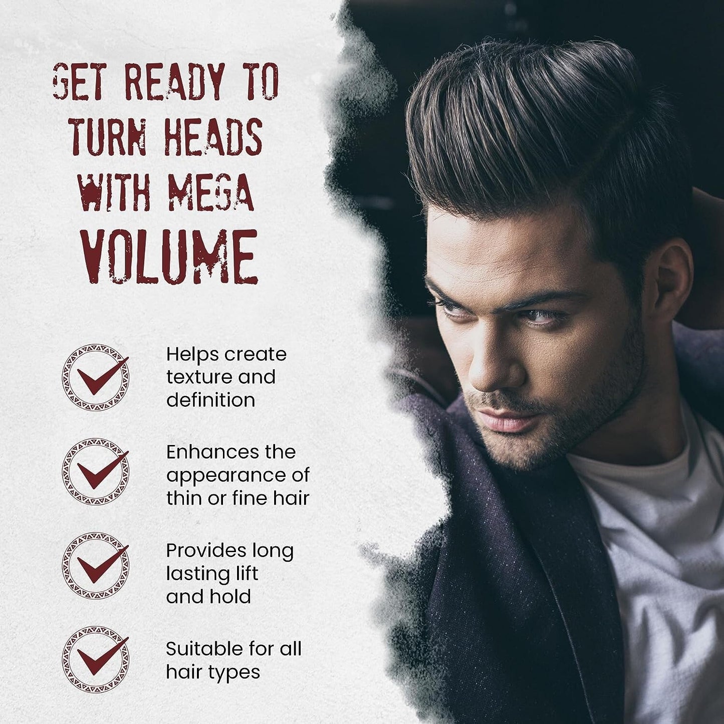 Hair Styling Powder Volumizing Matte Finish 0.35 oz 10g Pack of 3 - Men’s Texturizing Powder