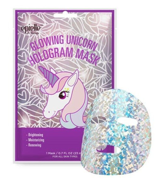 Glowing Unicorn Hologram Sheet Mask - 3 Count