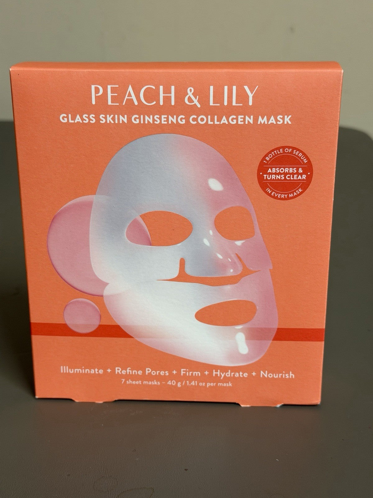 Glass Skin Ginseng Collagen Mask - Box of 7 Masks