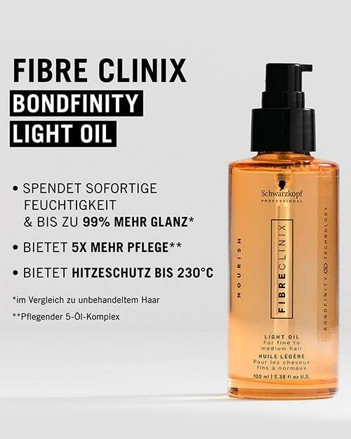 Schwarzkopf Fibre Clinix Bonding Light Oil - Hair Repair & Shine 3.38 oz