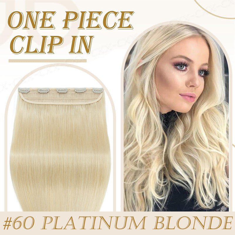 Thick Clip-in Remy Human Hair Extensions Full Head 24 Inch Multiple Colors