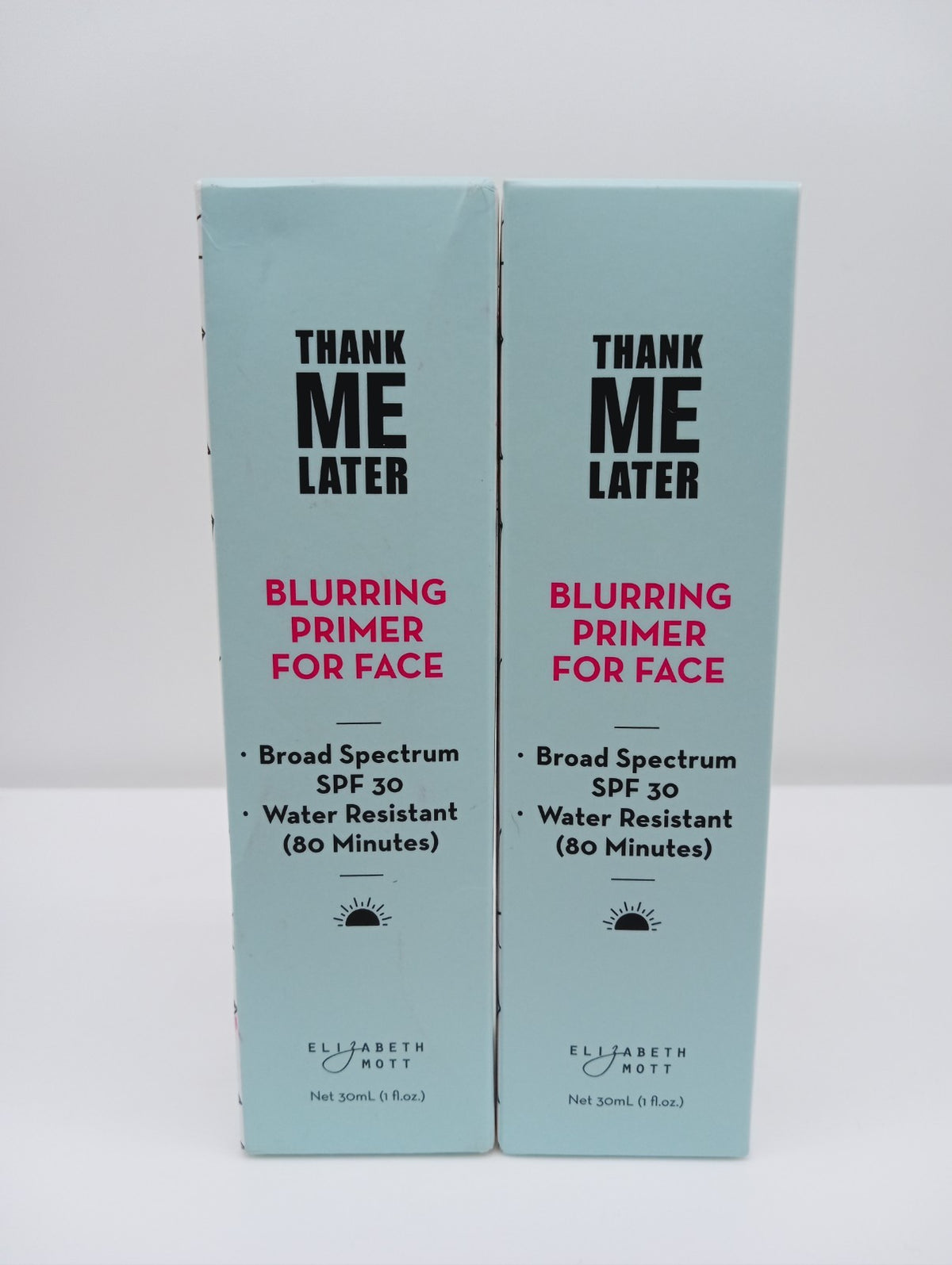 Thank Me Later Blurring Face Primer SPF 30 Hydrating Makeup Base Set - 2 Pack