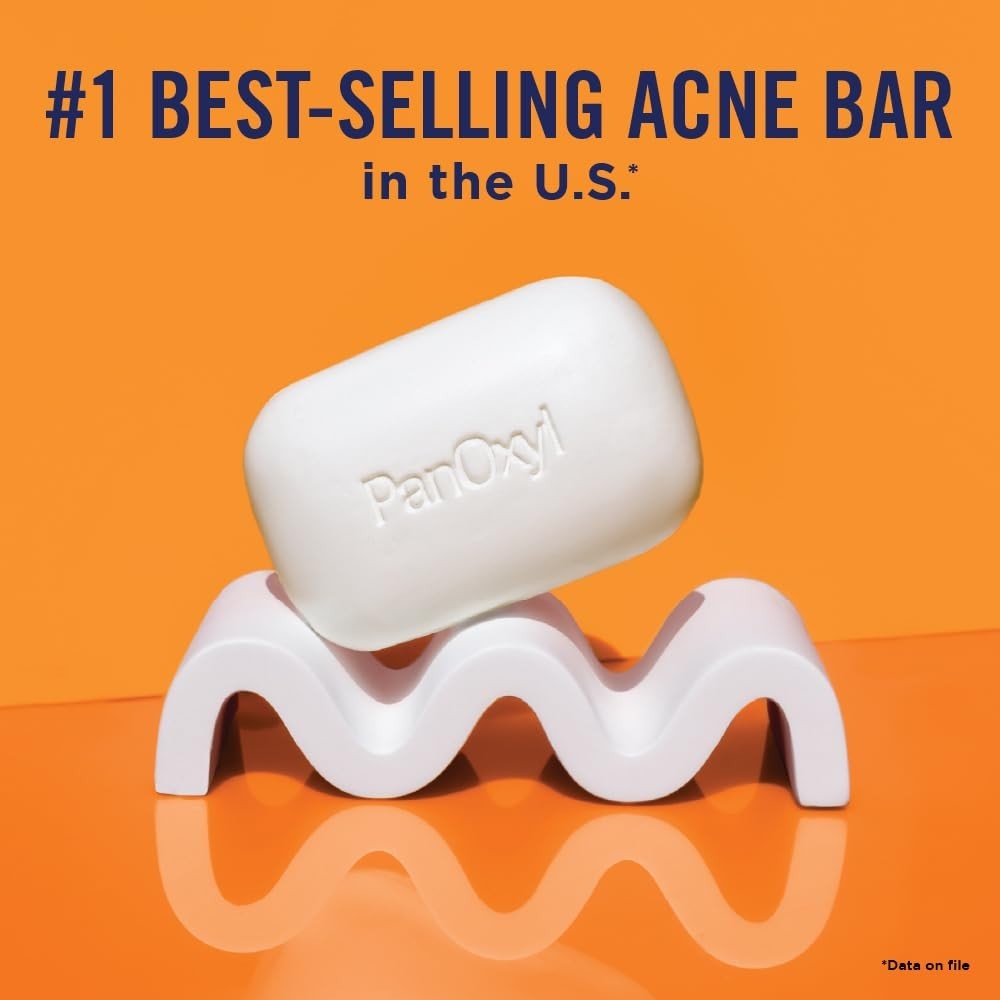 Acne Treatment Bar Soap with 10% Benzoyl Peroxide - Deep Cleansing, Oil Control