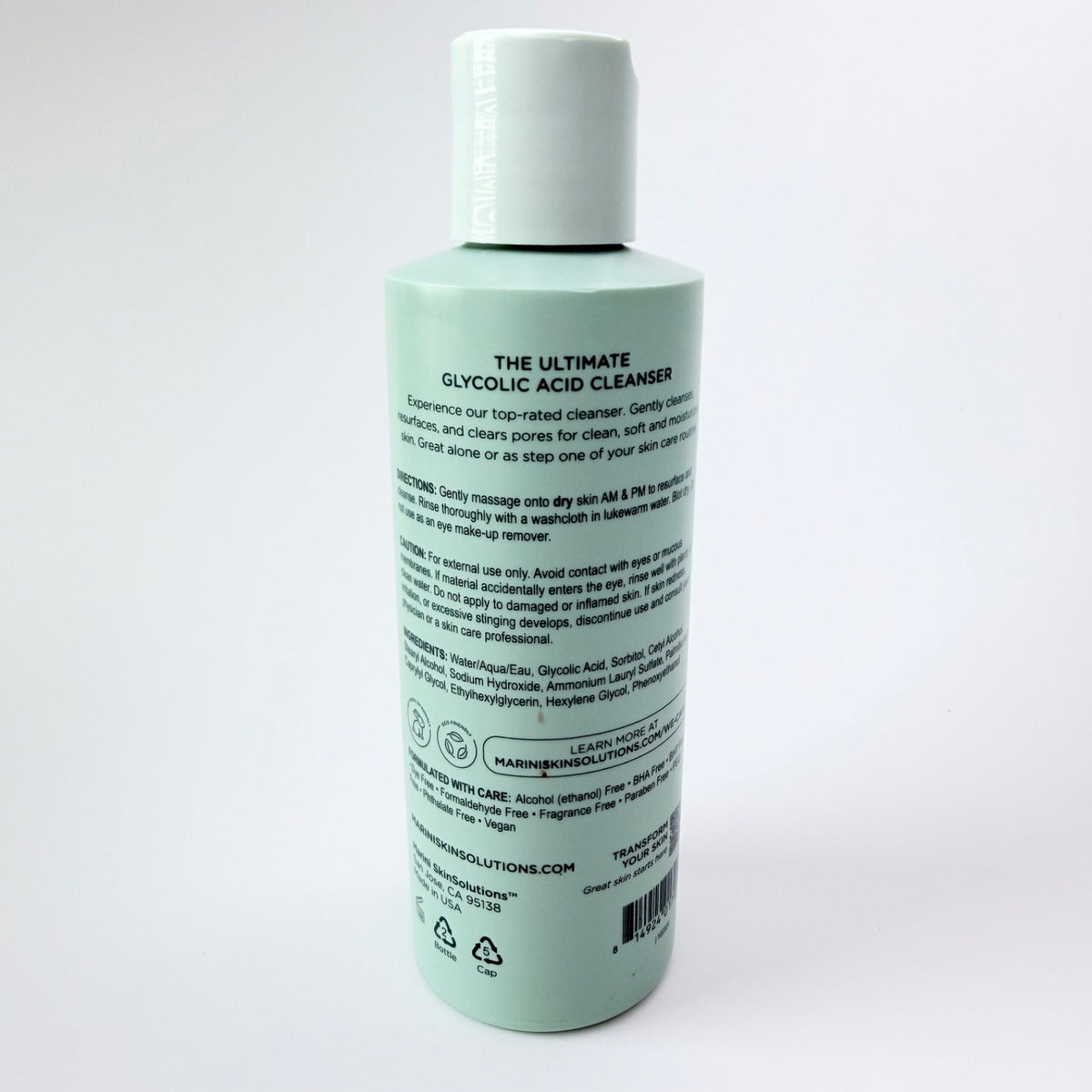 Bioglycolic Face Cleanser 6 Oz - Deep Cleansing for Skin Care