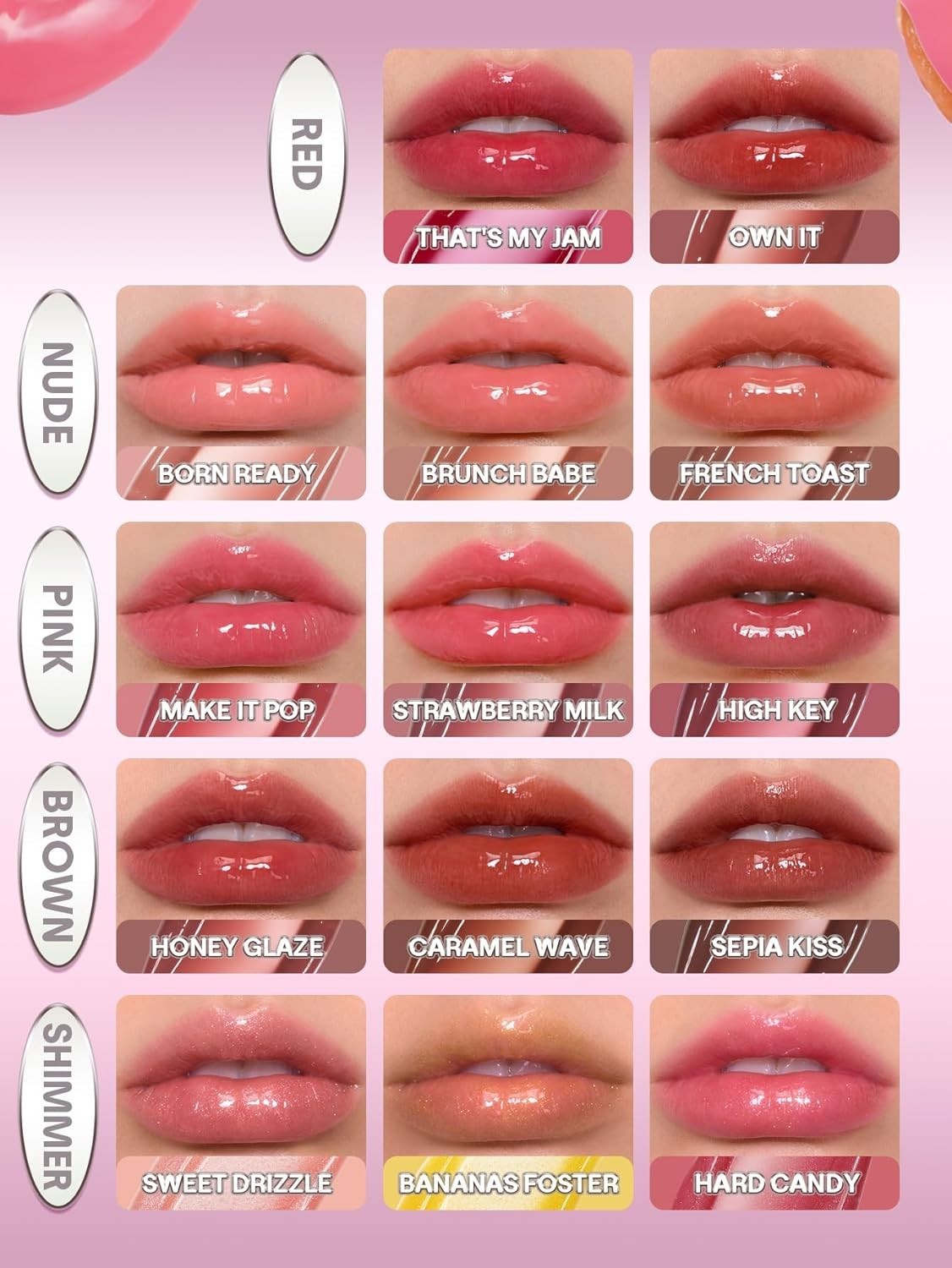 High Shine Transfer-Resistant Lip Gloss - Luxurious Bananas Foster