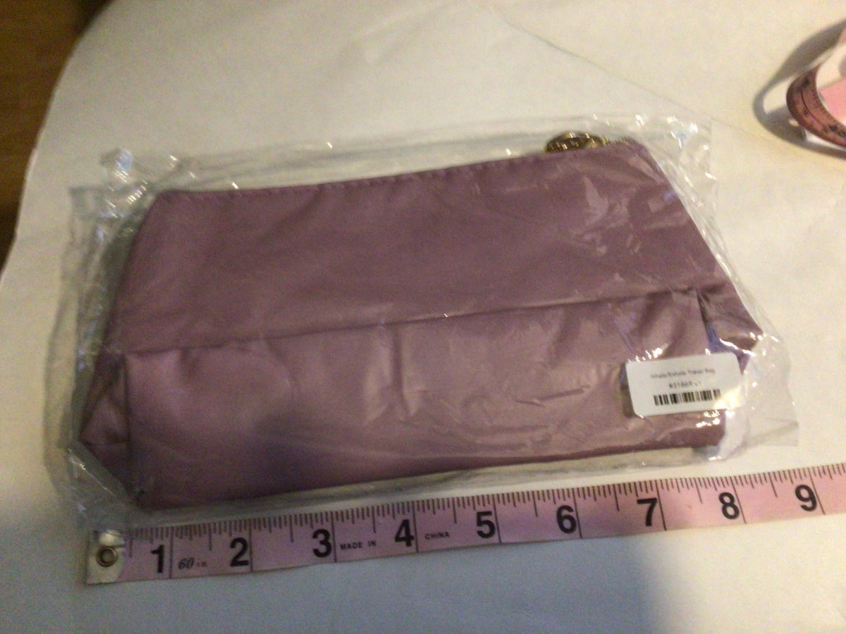 Essential Oil Travel Bag - Lavender and Gold Inhale Exhale Organizer