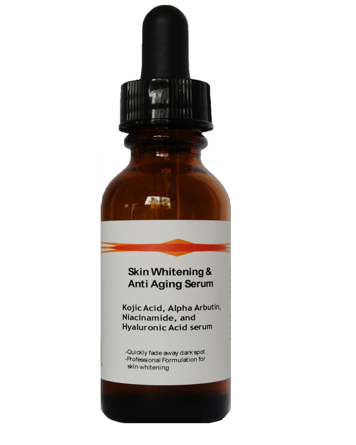 Skin Whitening Serum with Kojic Acid, Arbutin, B3, Hyaluronic Acid - Anti-Aging