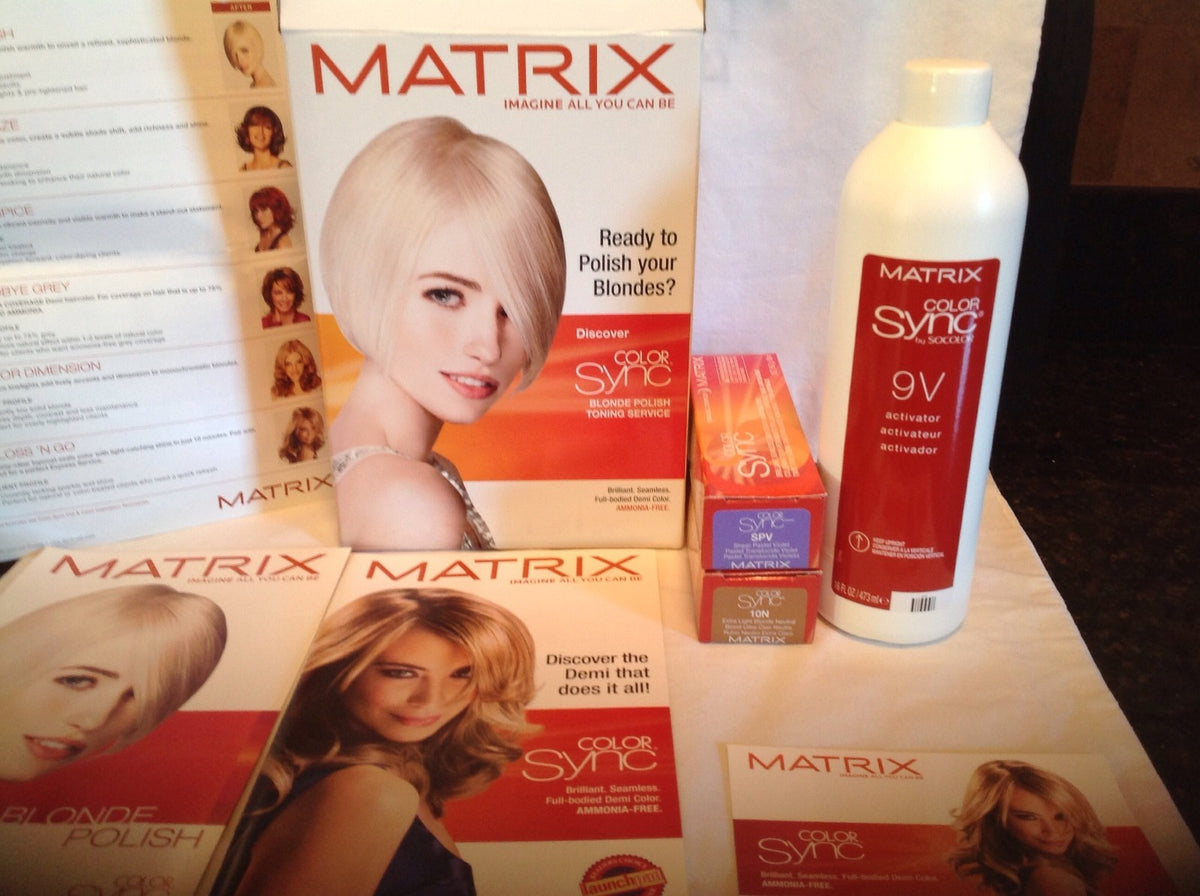 Blonde Polish Toning Service Kit with Activator