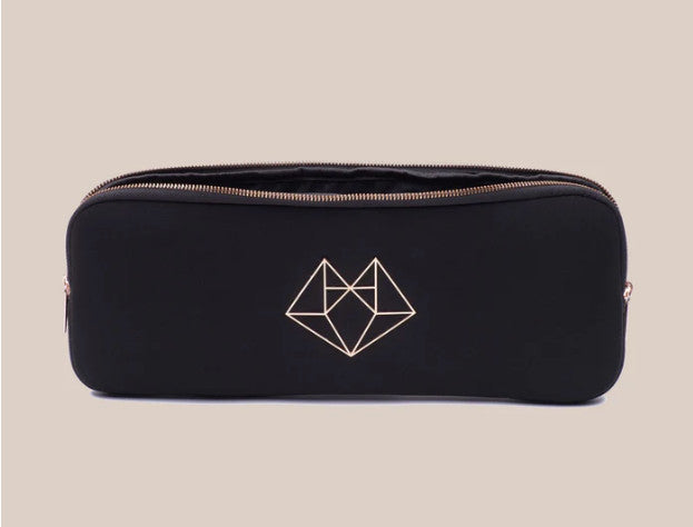 Heat-Resistant Hot Tool Travel Case for Curling Irons & Flat Irons - Black