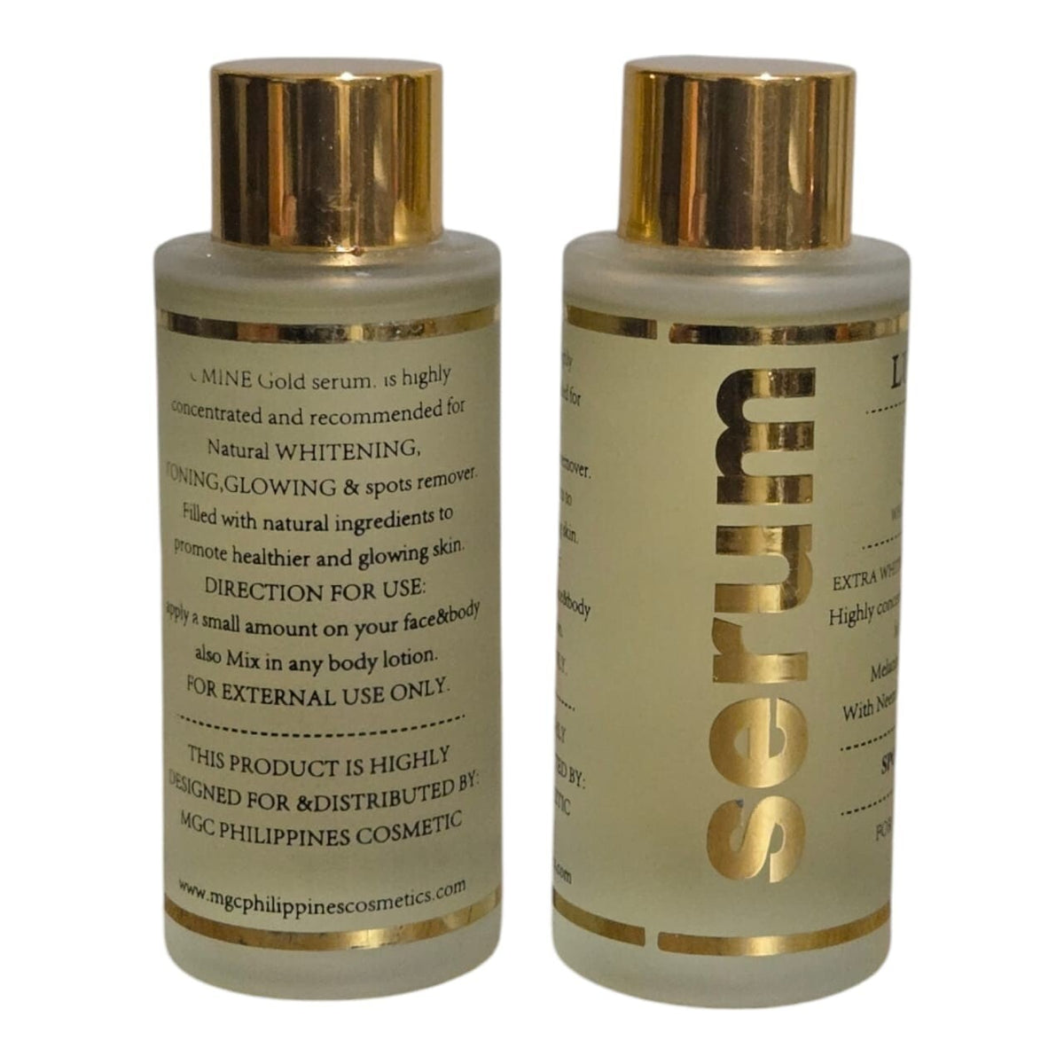 Lumine Gold Spotless Toning Serum - 50ml, Pack of 2 for Radiant Skin