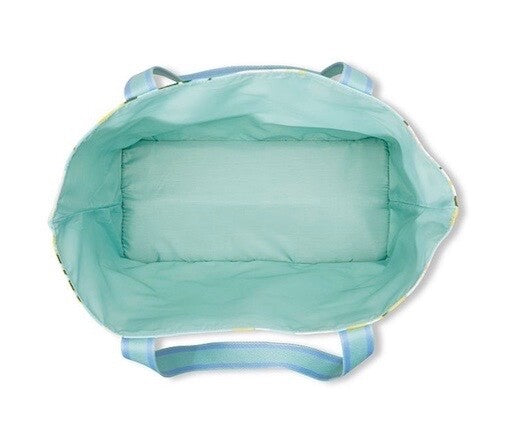 Victoria's Secret Blue Lemons Insulated Beach & Picnic Cooler Tote