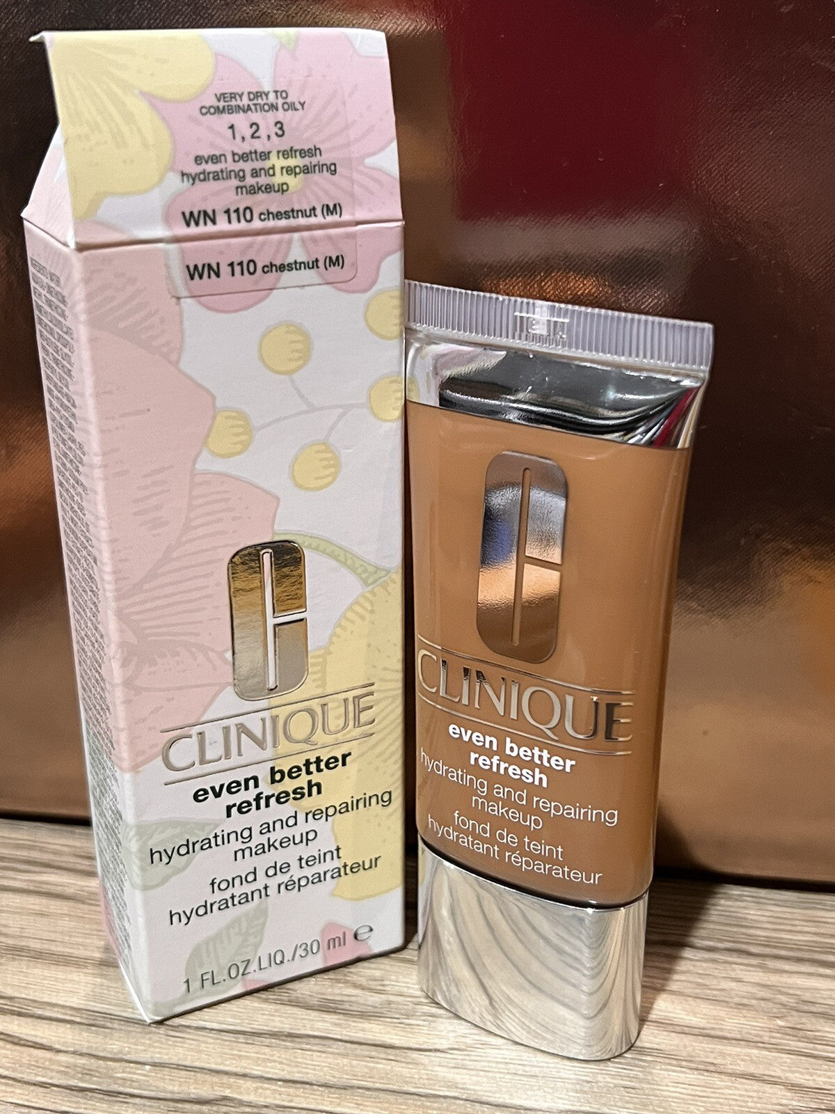 Clinique Even Better Refresh Hydrating Face Makeup Chestnut 1oz