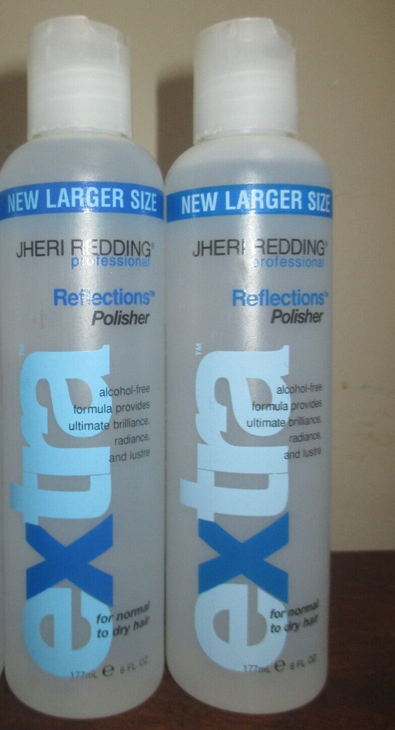Lot of 2 Alcohol-Free Hair Polisher Reflections Lustre 6oz - Jheri Redding