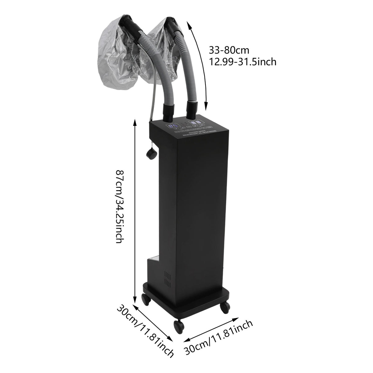 Professional Hair Color Processor with Micro Mist Technology, Vertical Styling Machine