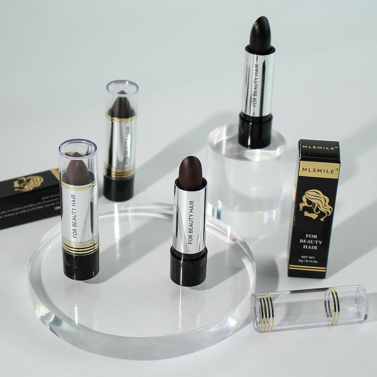Black Hair Color Touch-Up Stick - 3 Pack