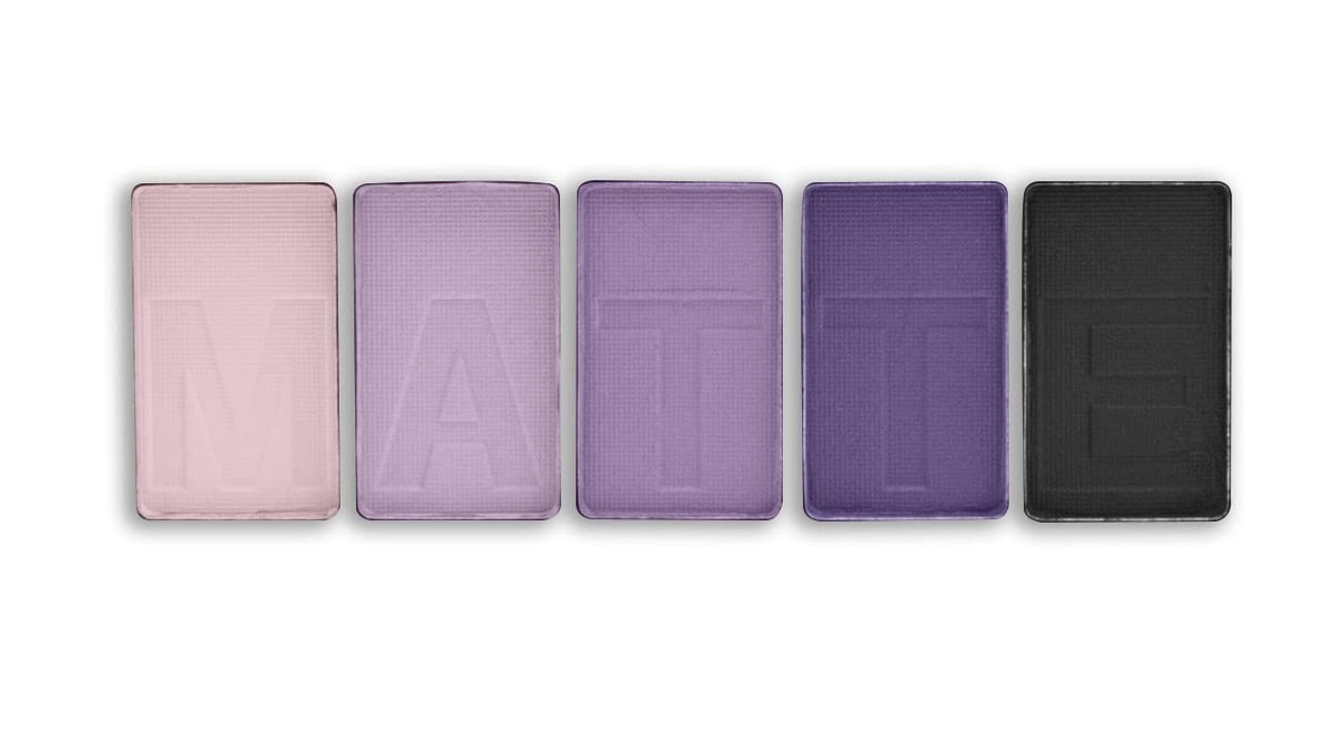 5-Color Matte Eyeshadow Palette - Purple Cashmere