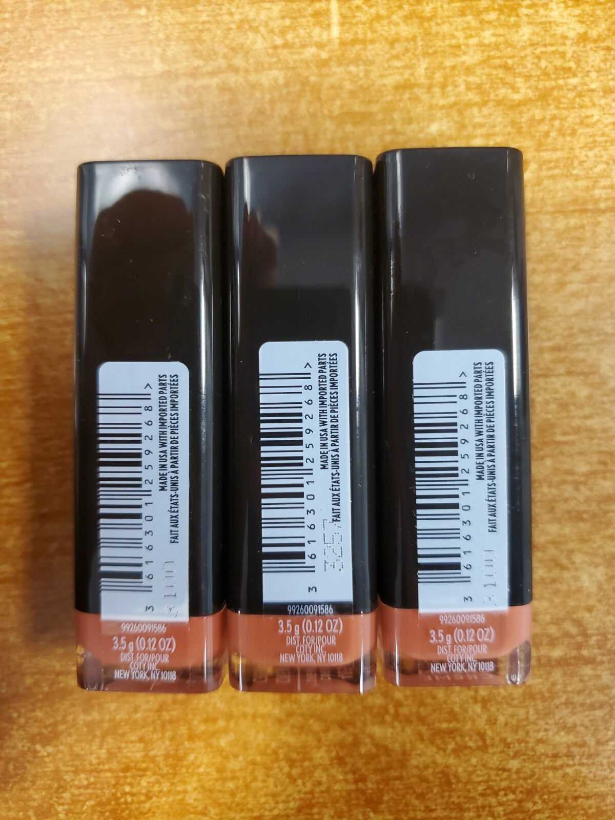 3-Pack Long-Lasting Creme Lipstick in Coral Dreams - Hydrating Gloss Finish