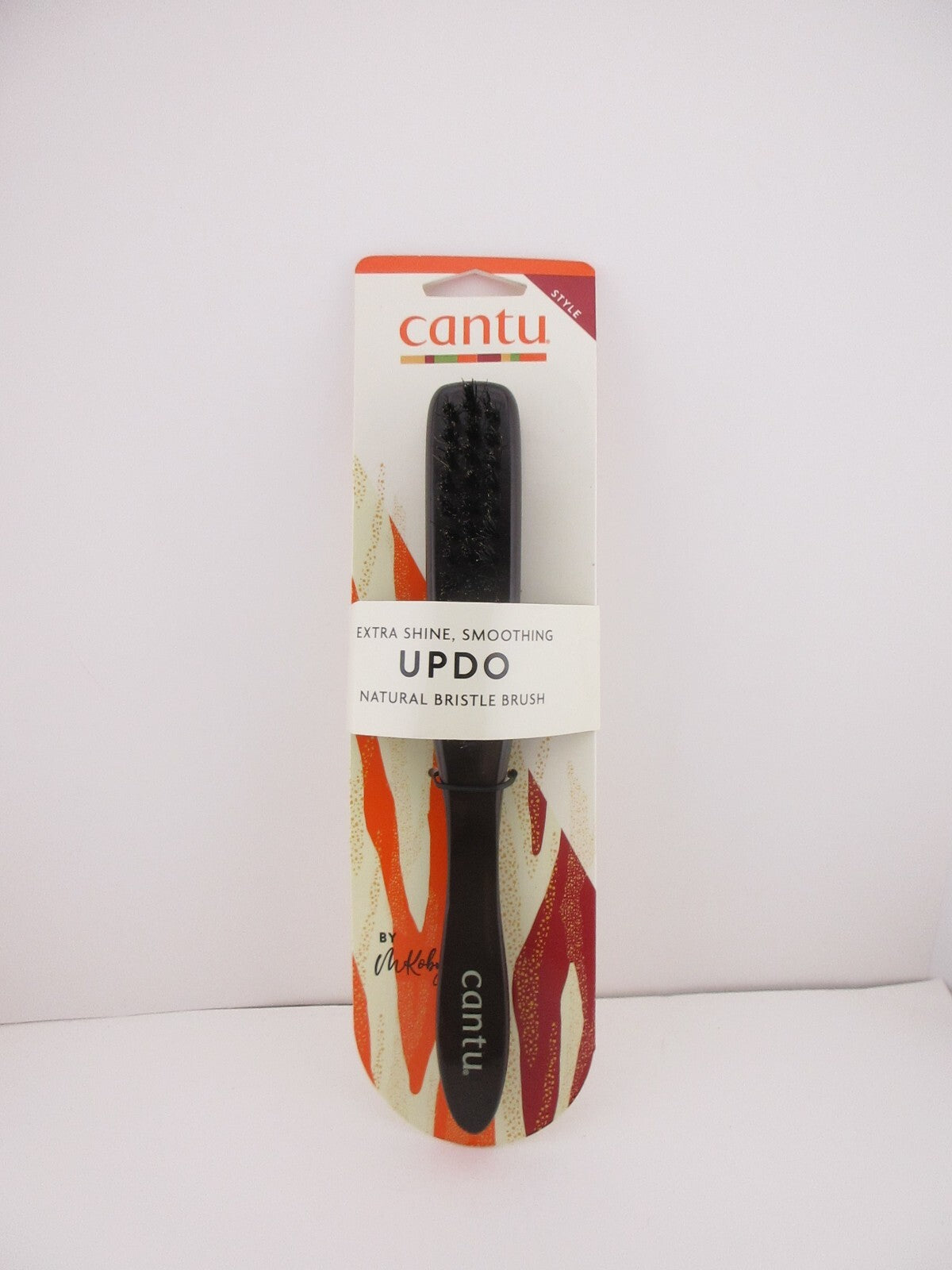 Natural Bristle Hair Brush for Updos - Brown, Cantu Style