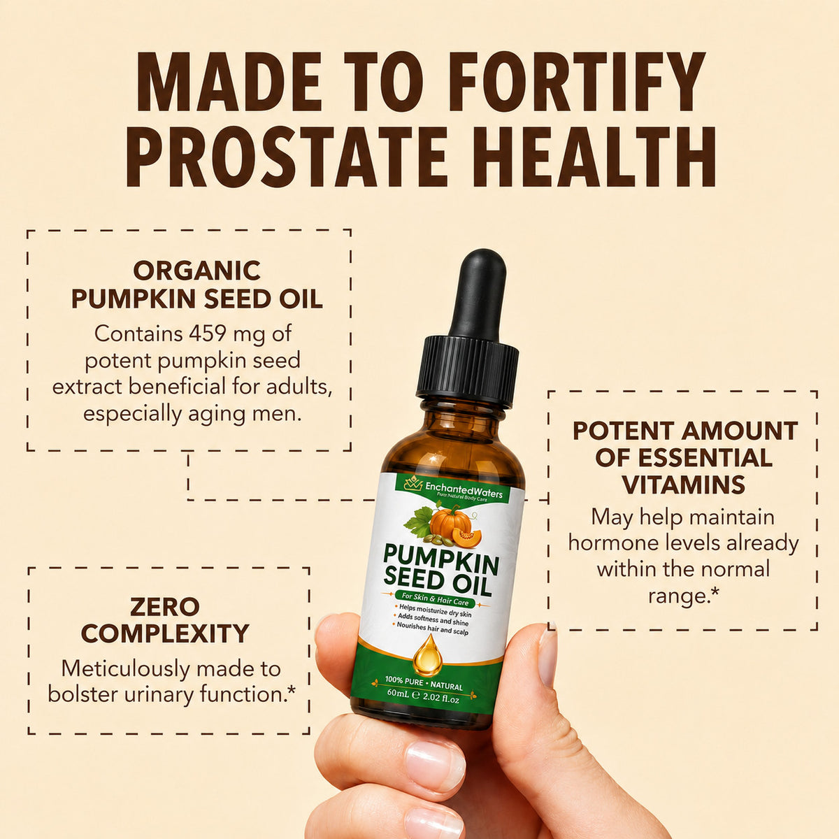 Pumpkin Seed Oil Pure Organic Carrier Oil