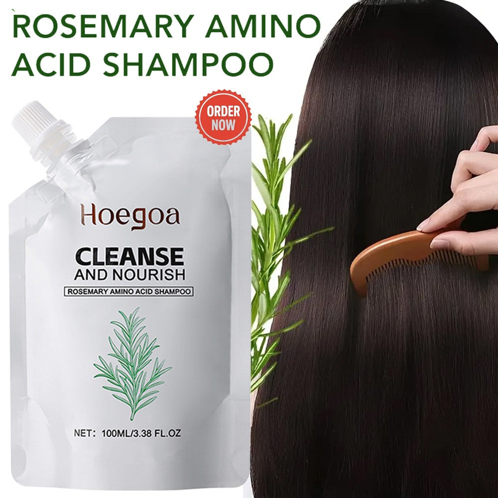 Amino Acid Shampoo with Rosemary for Hair Loss & Scalp Care - 4 Pack