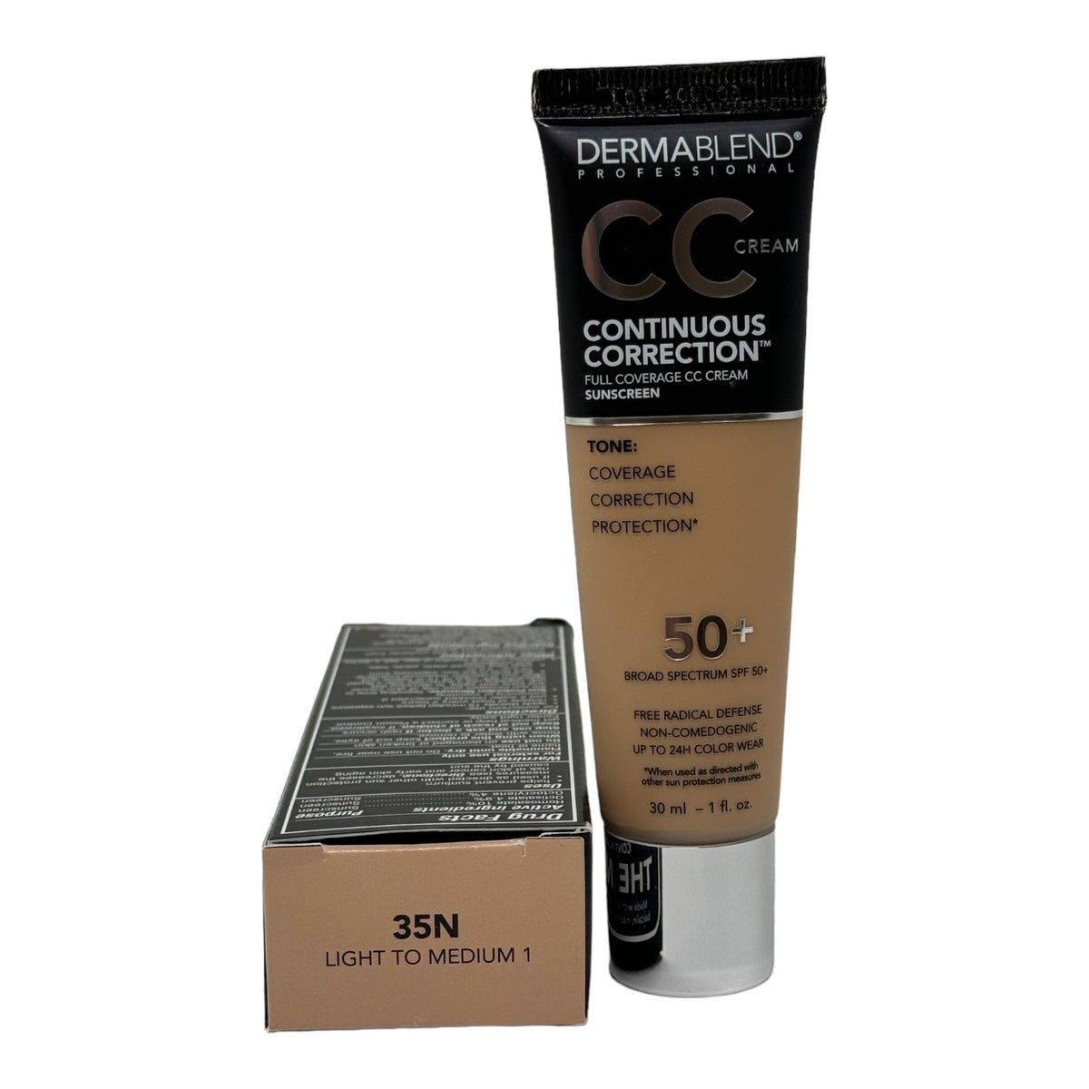 Dermablend Continuous Correction CC Cream SPF50+ Light to Medium 35N - Full Coverage Foundation