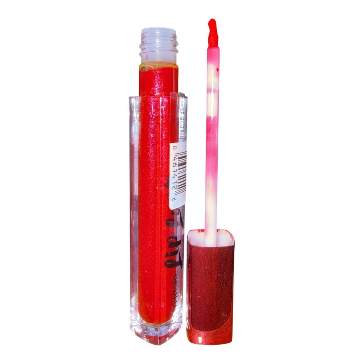 Lip Gloss Set - Metallic Ruby Red Lip Shine with Shimmer, 2-Pack