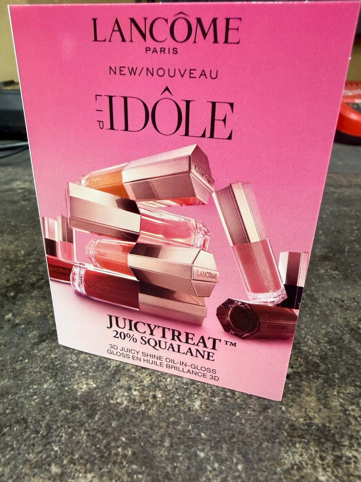 Lancôme Idole JuicyTreat Squalane Oil-In-Gloss Sample Set of 5