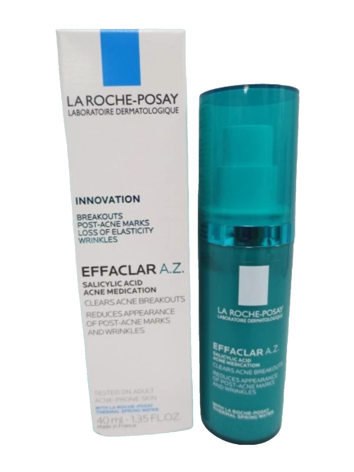 Acne Spot Treatment with 2 Pieces - Effaclar A.Z. Med 1.35 oz
