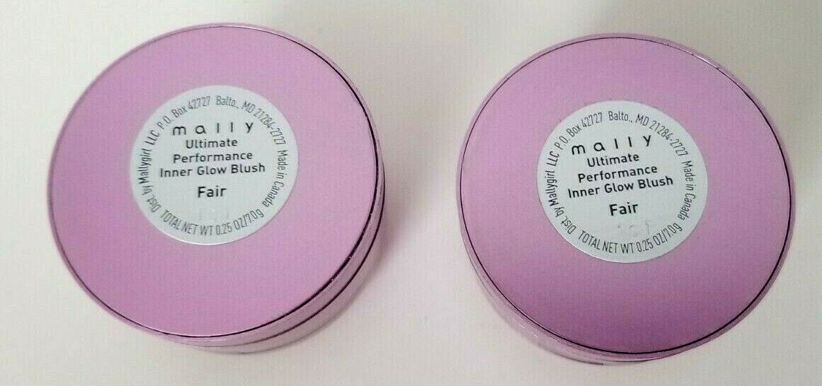 2 Pack Mally Inner Glow Blush - Natural Finish, 0.25 oz Each