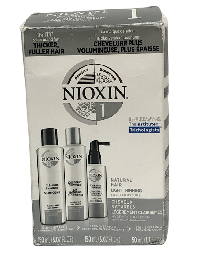 Nioxin Natural Hair Light Thinning Set (150mL/5oz |150mL/1.7oz)