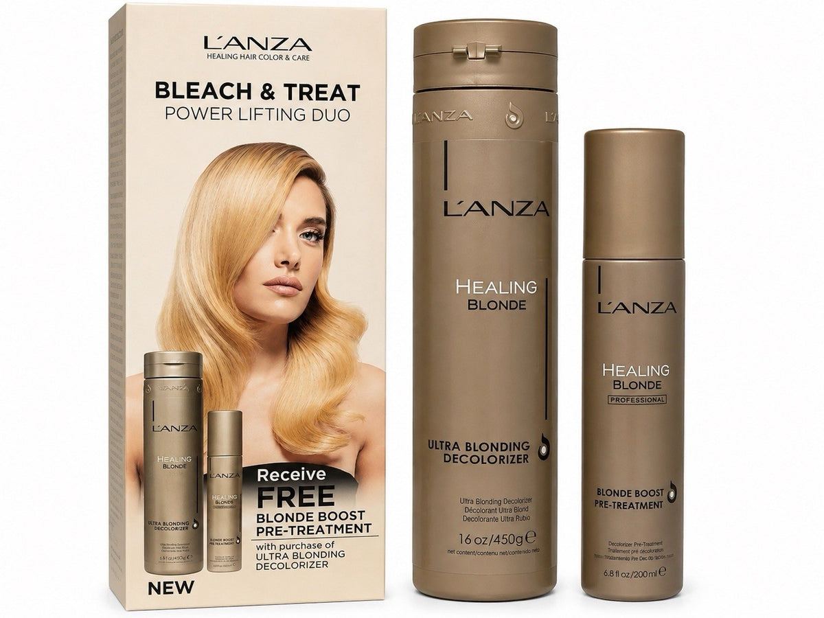 Professional Hair Bleach Kit with Lightening & Pre-Treatment for Blonde Hair