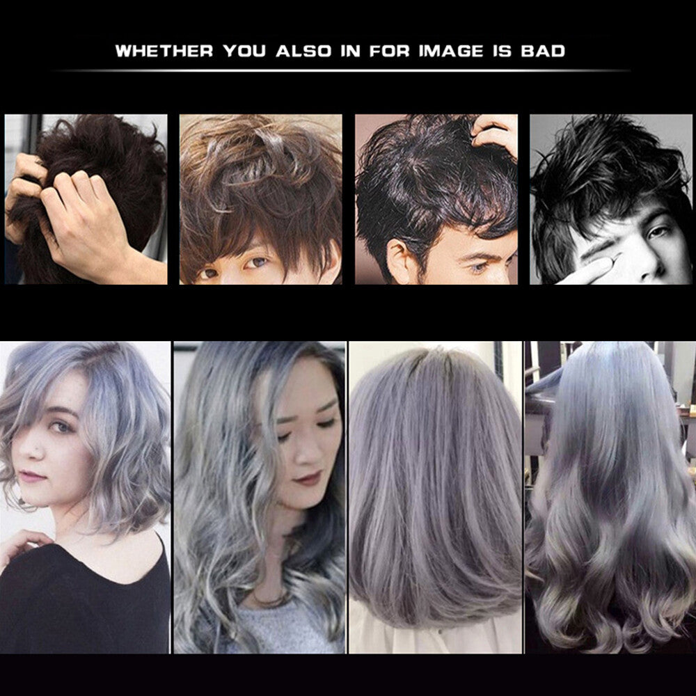 Silver Grey Matte Hair Styling Wax 100g for Short & Casual Hairstyles