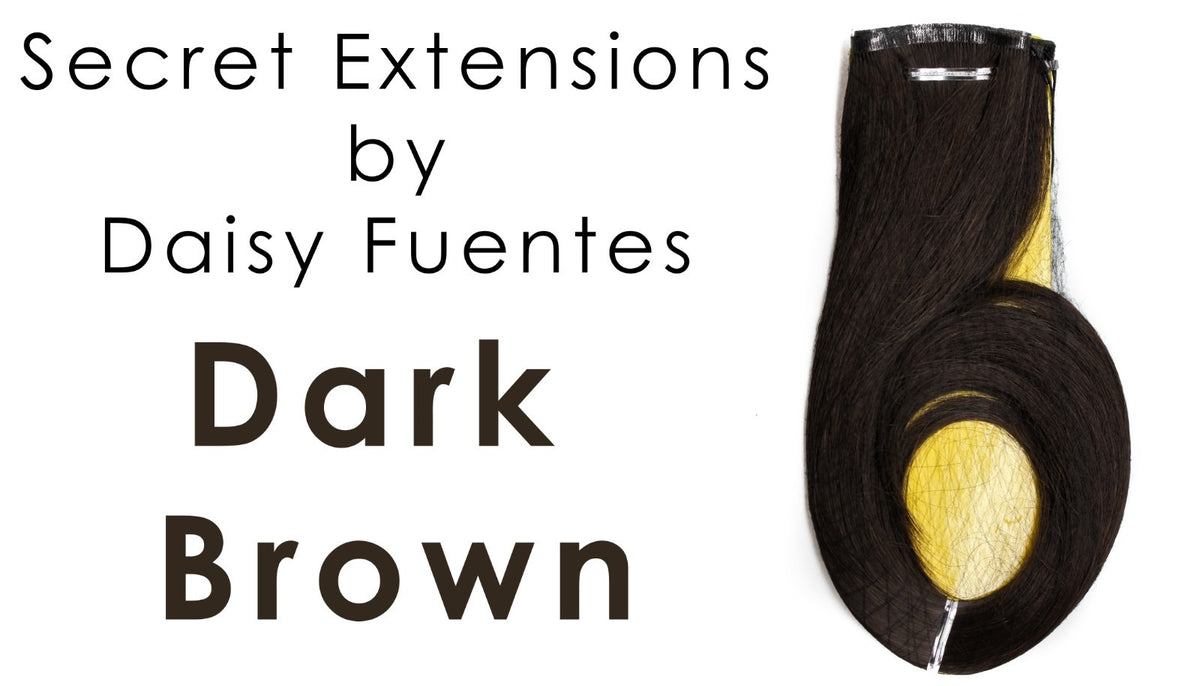 Invisible Headband Hair Extension Accessory Dark Brown