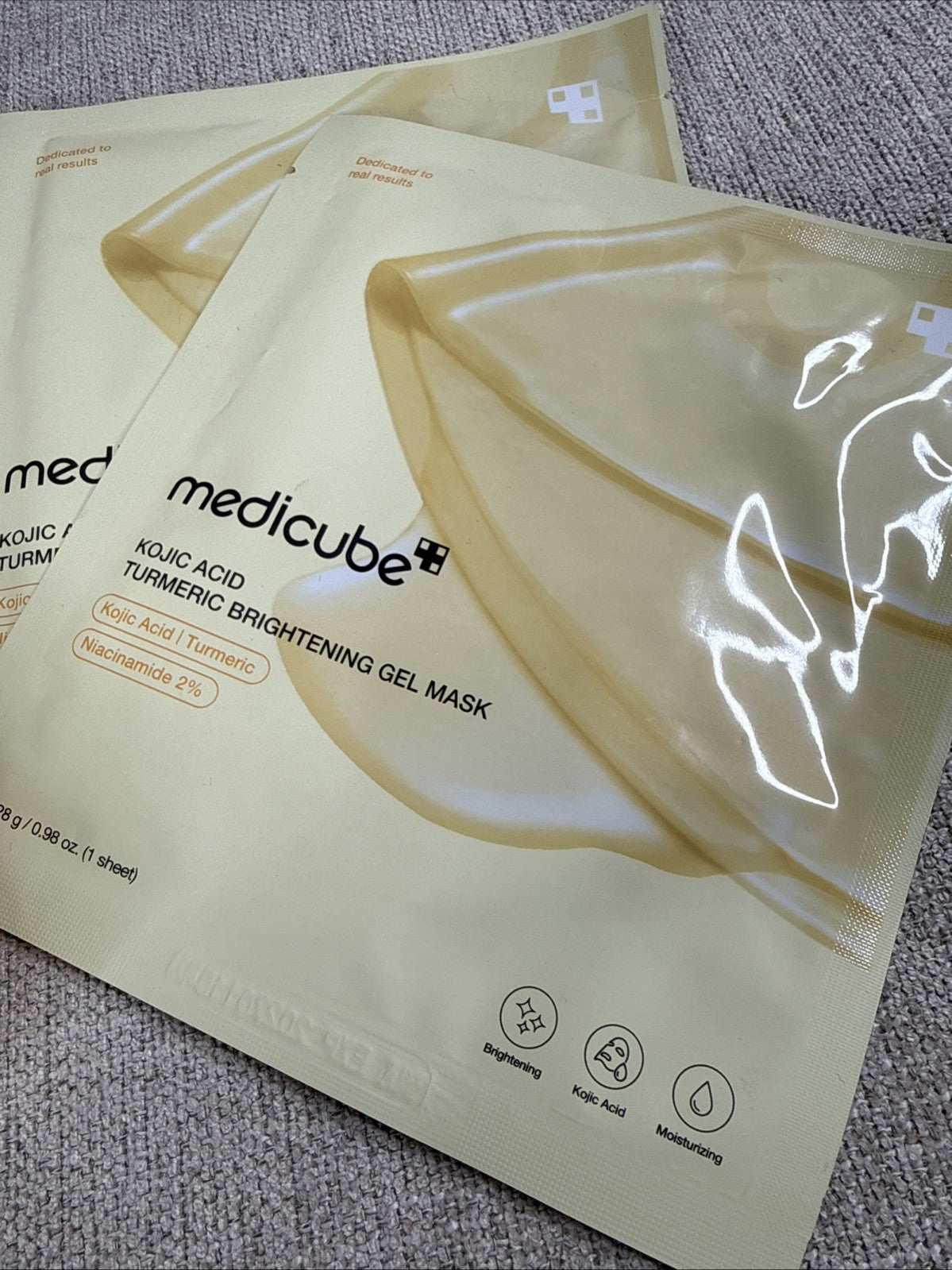 Kojic Acid Turmeric Night Wrapping Mask + 2 Gel Masks