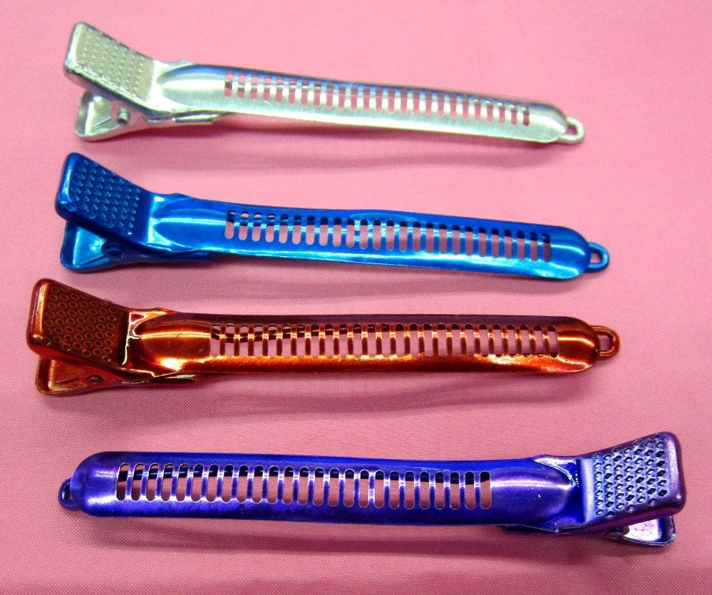 CHOOSE QUANTITY-4 " METAL HAIR GRIP CONTROL CLIPS PRO SALON