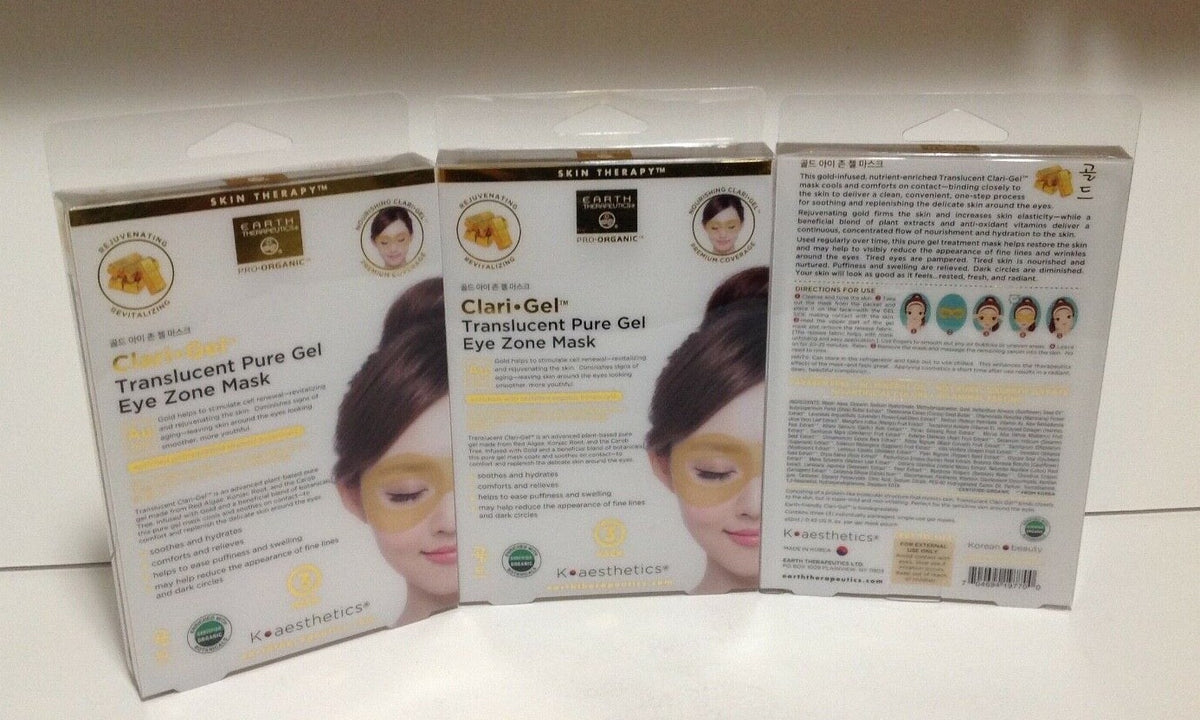 ClariGel Translucent Pure Gel Eye Mask - 3 Pack (9 Masks)