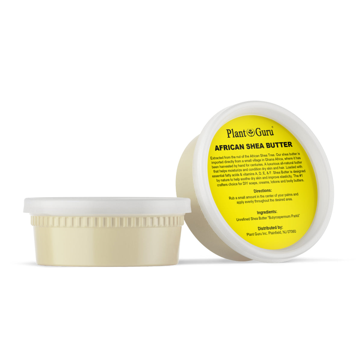 Raw Natural Body Butters 8 oz - Pure Organic