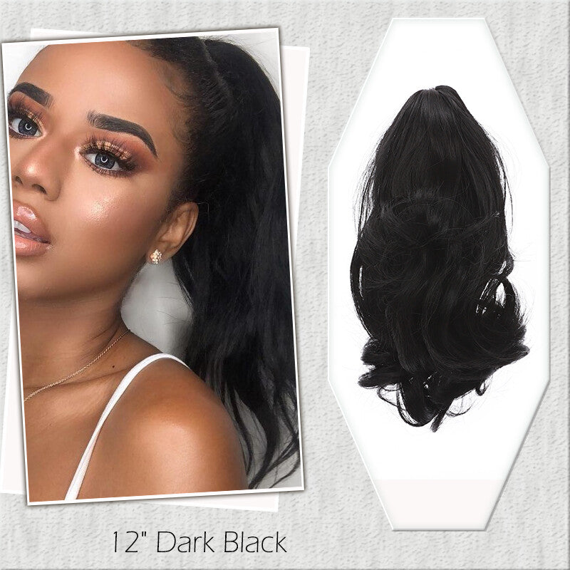 Fake Ponytail Clip-In Hair Extension Thick Natural Look 14 Inches