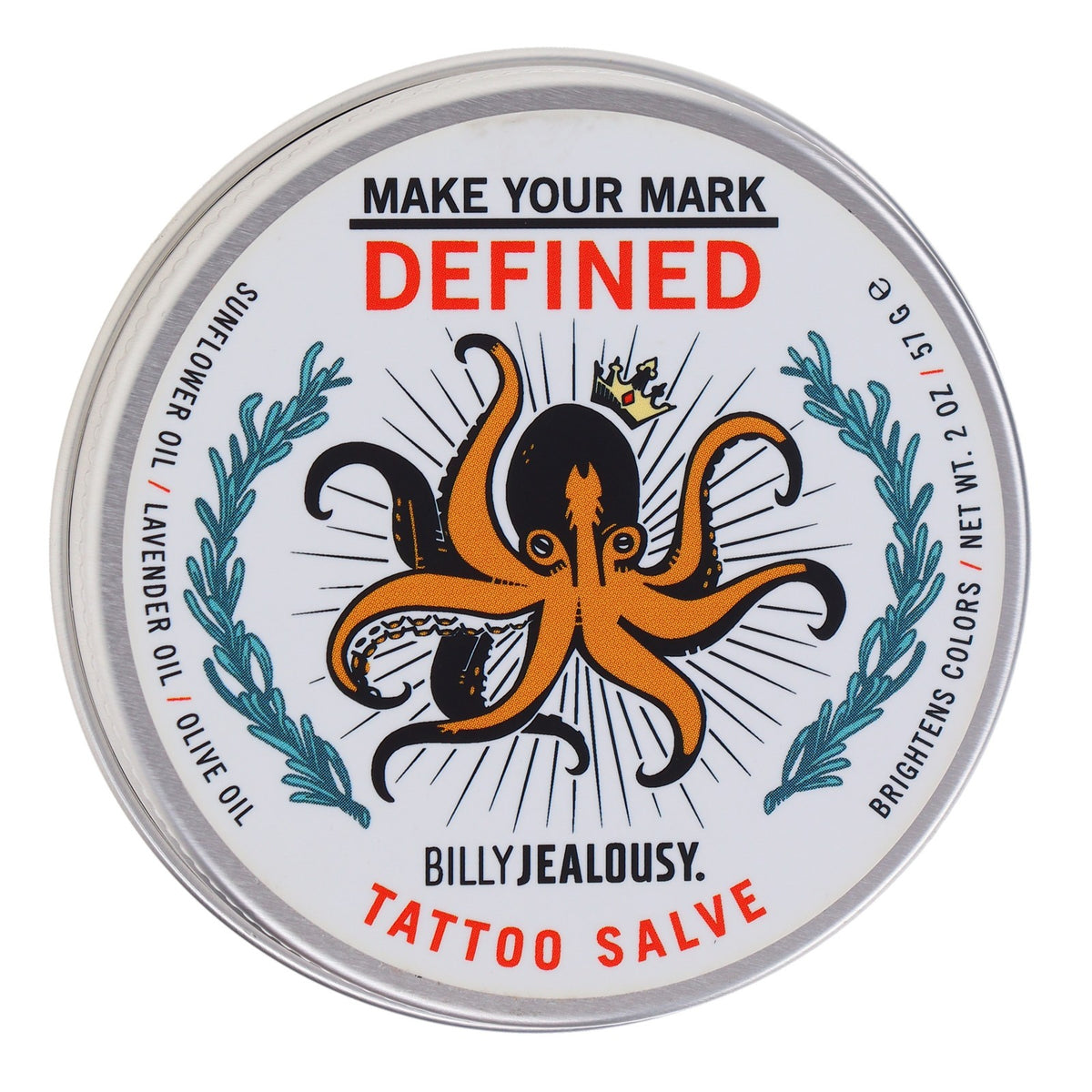 Tattoo Aftercare Salve - Moisturizes & Protects Ink - 2 oz
