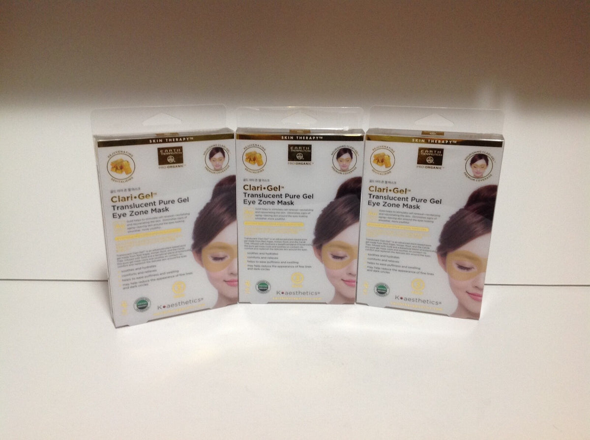 ClariGel Translucent Pure Gel Eye Mask - 3 Pack (9 Masks)