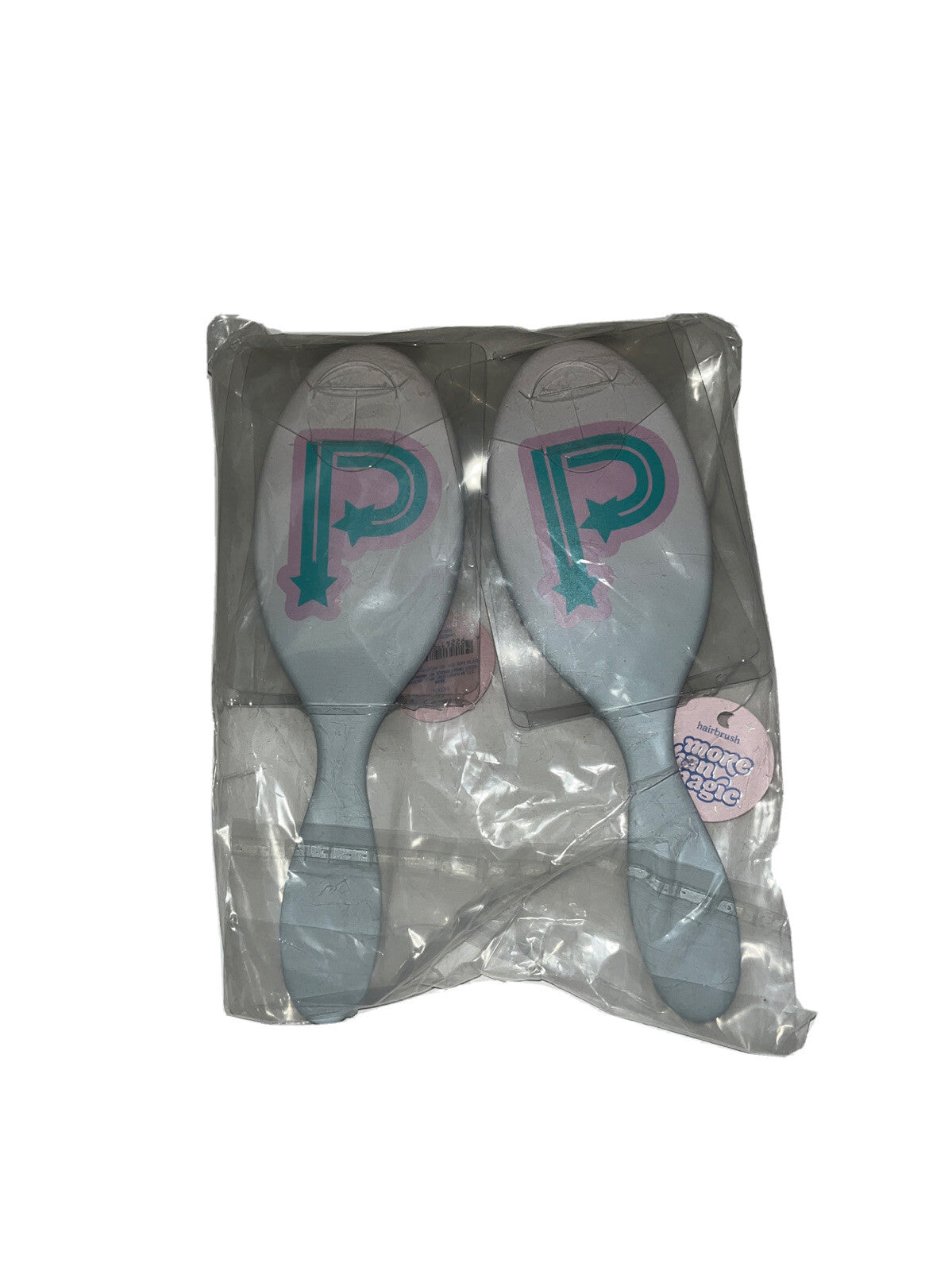 Kids Monogram Hair Brush Set - 2 Pack for Gentle Hair Care