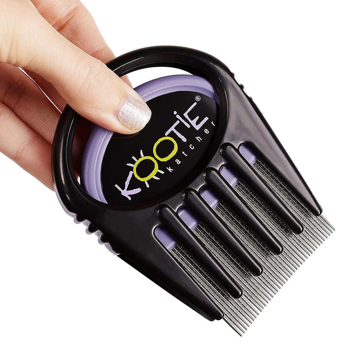 Lice Comb 3-in-1 Stainless Steel Nit Removal Detangling Grooming Tool