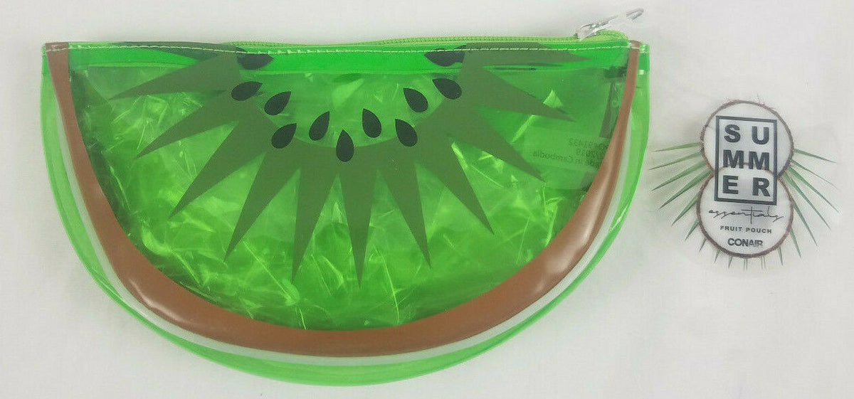 Clear Makeup Pouch Bag for Cosmetics - Summer Fruit Collection, Multiple Colors