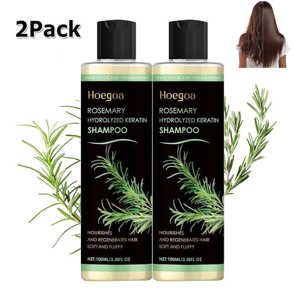 Rosemary Hair Growth Shampoo with Keratin - 2x 100ml
